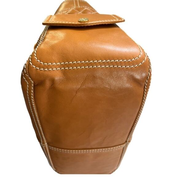 CELINE Boogie Bag Quilted Leather Satchel Caramel Gold Hardware CE00/15 Italy - Picture 10 of 16